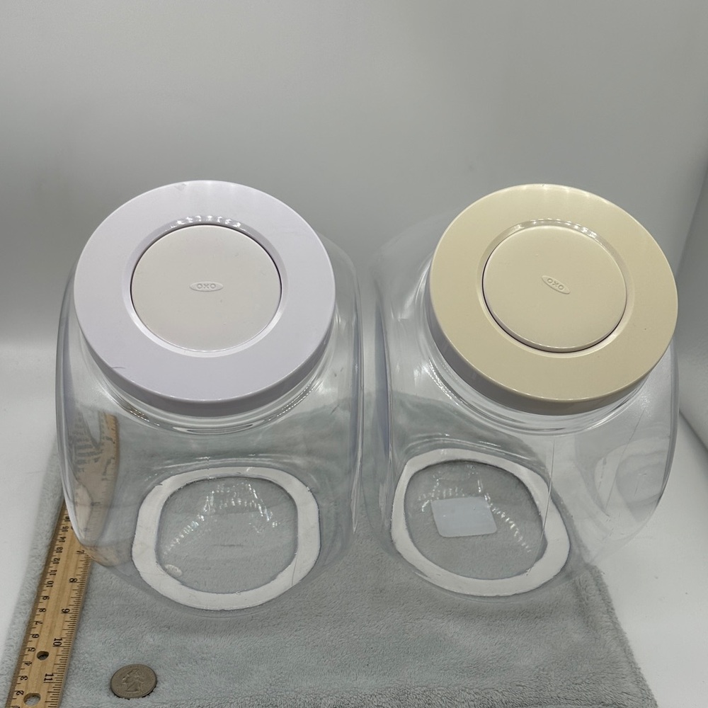 XOXO Good Grips POP Large 5-Quart Capacity Storage Jars Lot of 2
